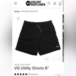 Violent Gentlemen 6” Utility Shorts